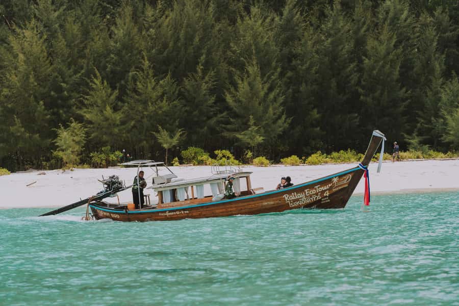 Krabi: 4-Islands Luxury Longtail Boat Private Half Day Tour - Poda Island, lunch, and swimming