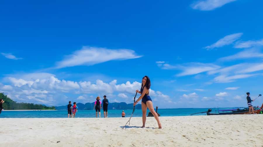 Krabi: 4 Islands Private Longtail Boat Tour - Railay Beach and Phra Nang’s cave shrine