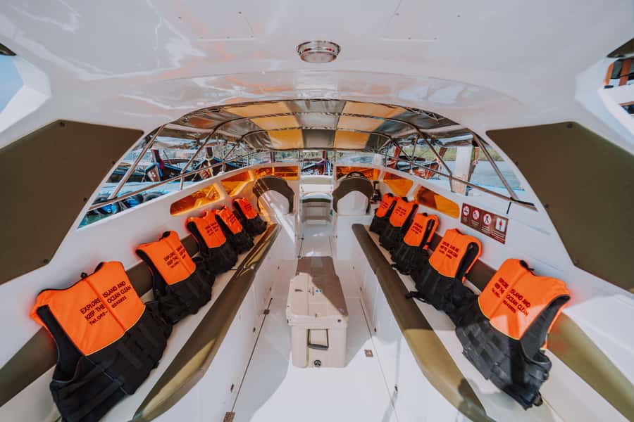 Krabi: 4 Islands Private Luxury Speed Boat Tour - Chicken Island And The First Big View