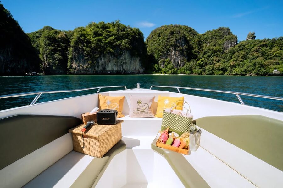 Krabi: 4 Islands Private Luxury Speed Boat Tour - Ko Ya Man And Ko Ya Wa Sam