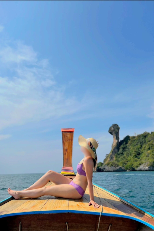 Krabi: 4 Islands - Private tour by Longtail boat - Chicken Island and its unusual profile