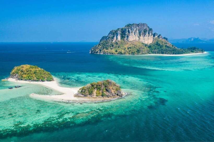 Krabi: 4 Islands Tour by Speedboat with Lunch and Snorkeling - Tup Island and the tidal sandbank
