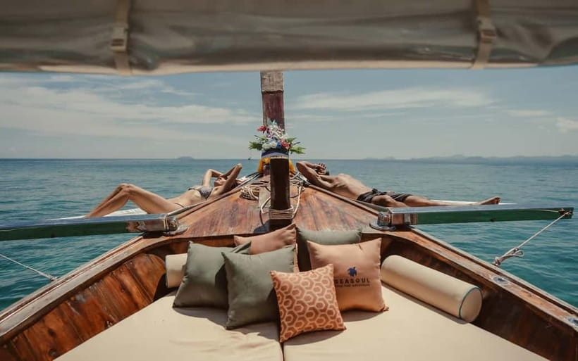Krabi: 7 Island Tour by Luxury Longtail Boat with Snorkeling - Morning or sunset: choose the mood you want