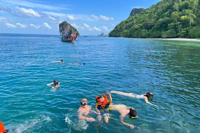 Krabi 7 Islands Snorkeling, Sunset Dinner & Plankton Night - Poda Island: beach time, dinner, and sunset