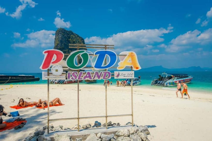Krabi: 7 Islands Sunset Tour by Speedboat with Snorkeling - Poda Island turns the afternoon into evening