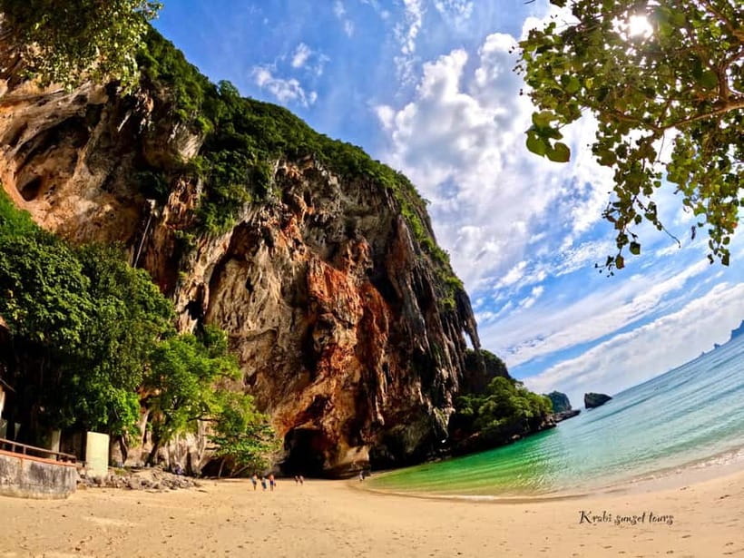 Krabi: 7 Islands Sunset Tour by Speedboat with Snorkeling - Phra Nang Beach and Railay’s limestone walls