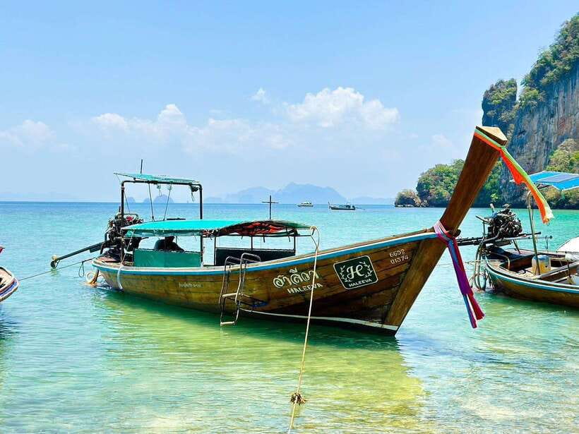 Krabi:Day Trip 4 Islands by Premium Longtail Boat with Lunch - Koh Poda, lunch, and time to slow down