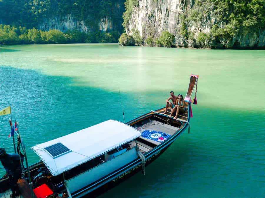 Krabi: Half/Full Day 4 Islands Private Local Long Tail Boat - Chicken Island: a scenic first look
