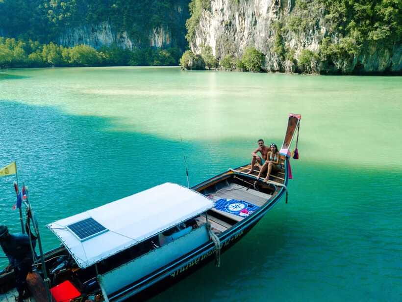Krabi: Half/Full Day 4 Islands Private Local Long Tail Boat - Poda Island brings the main beach time
