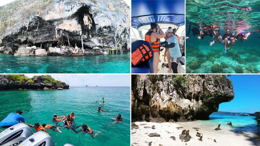 Krabi: Phi Phi Early Bird & 4 Island by Speedboat with Lunch - Practical advice for making the day easier