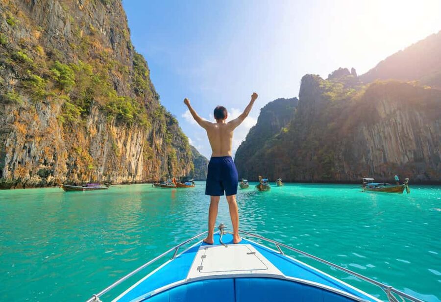 Krabi: Premium Phi Phi Islands Day Trip with Lunch & Snorkel - Phi Phi Don provides lunch and a land break