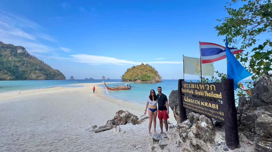 Krabi: Private Long Tail Boat to the 4 Islands - Phra Nang Beach and the sea goddess shrine