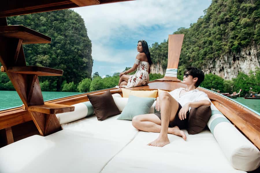 Krabi: Private Luxury Longtail Boat Island Hopping Tour - The Four Islands route: Krabi’s classic day out