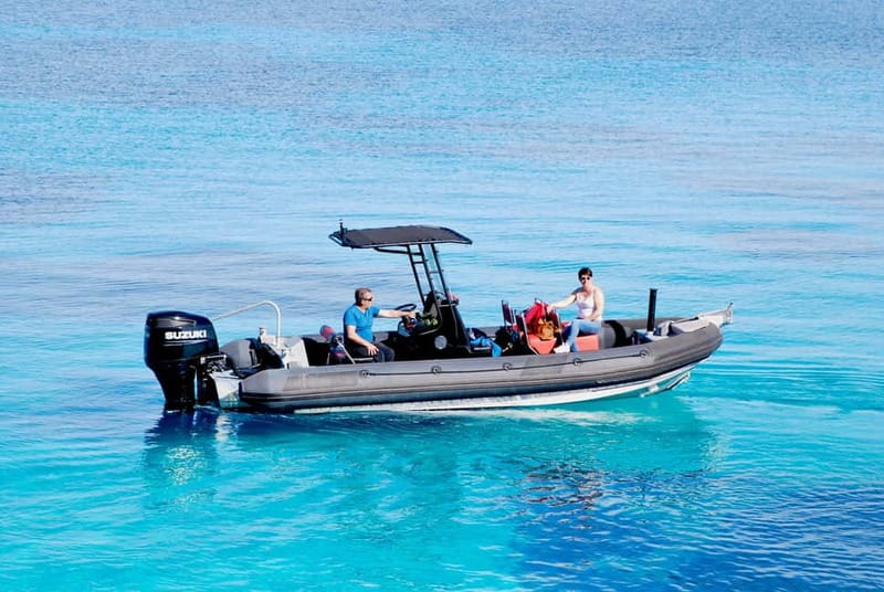 La Maddalena Archipelago: Private Trip by Zodiac (RIB) - Pink Beach and the view toward Budelli
