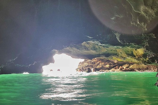 Lanta 4 Islands + Emerald Cave Snorkeling Tour - Swimming through Morakot Cave