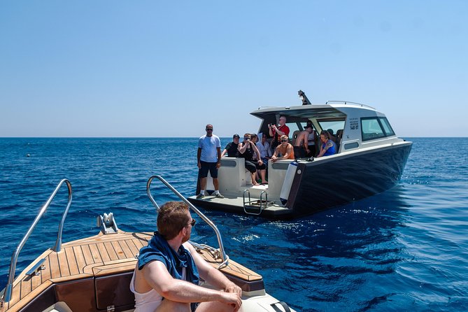 Luxury Boat - Blue Cave From Split Island-Hopping Full-Day Cruise, Hvar, Vis - Stiniva Cove from the water