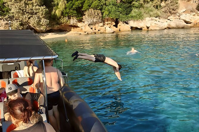 Makarska: 3-Island Golden Horn and Blue Lagoon Speedboat Tour - Zlatni Rat is the main beach stop