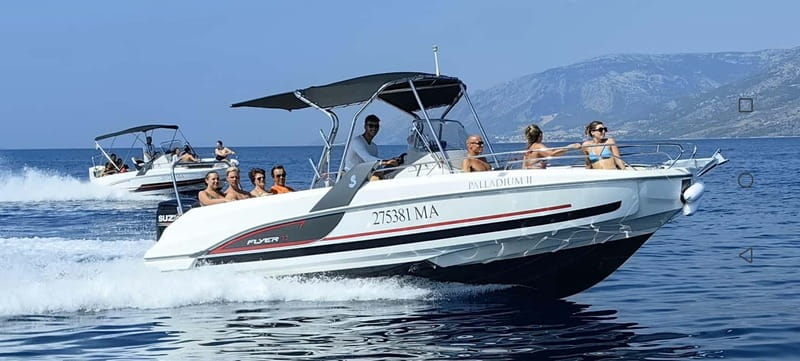 Makarska: 3-island Speedboat Cave & Blue Lagoon Tour - Zečevo Island and the Blue Lagoon