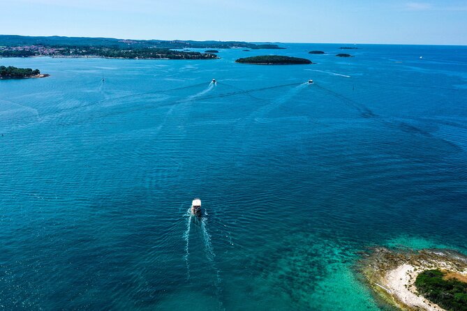 Morning Panorama: Relaxing Among 20 Islands around Poreč Riviera - Leaving Poreč harbor at 9:30 am