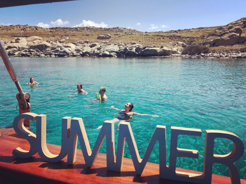 Mykonos: Delos and Rhenia Islands Cruise with BBQ Meal - What $147 really buys you