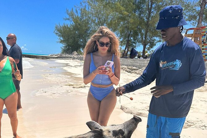 Nassau, Private Swimming Pig, Island Hopping, Snorkeling, Turtles - Gilligan’s Island and the final photo stop