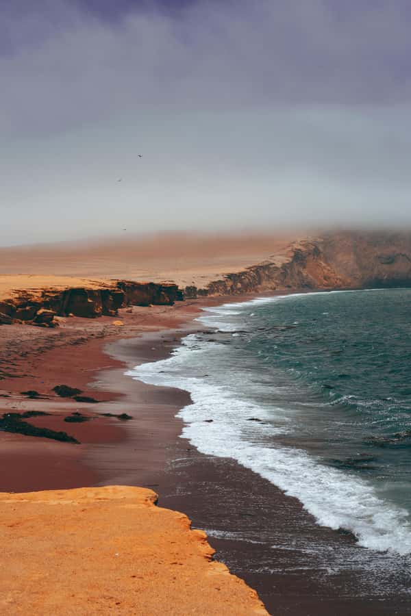 Paracas: Ballestas Islands Boat tour - Islas Ballestas - The Candelabro: a quick stop with a big question