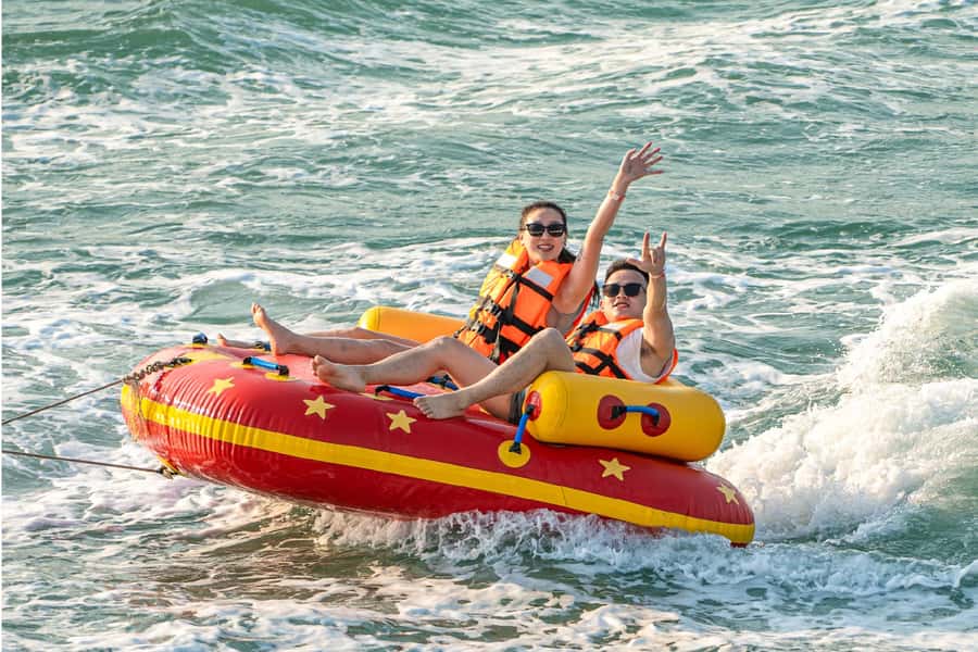 Pattaya: 3-Island Hopping Sunset Yacht & Buffet with Live DJ - Koh Rin and the best water-activity window