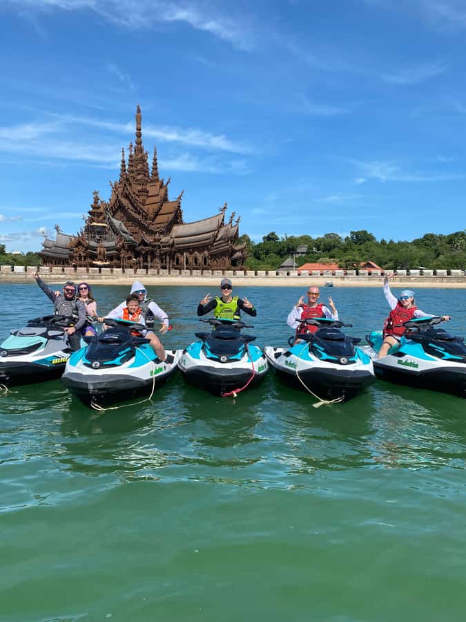 Pattaya Jet Ski Island Hopping by TSA Thailand - Riding out from Pattaya