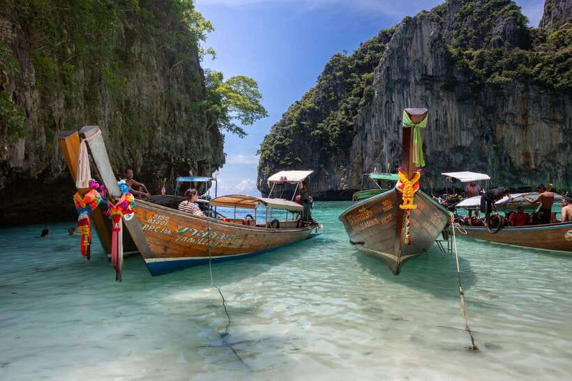 Phi Phi: 7 Island Day Tour by Longtail Boat - Starting at the Marlin Statue in Tonsai Bay