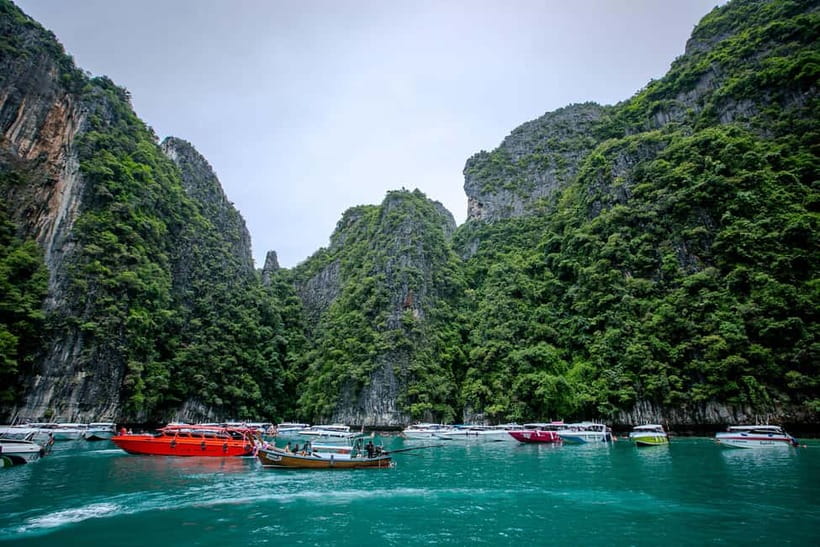 Phi Phi: 7 Island Longtail Boat Snorkeling Tour with Sunset - Finishing with a Phi Phi sunset