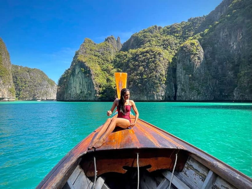 Phi Phi: 7 Island Longtail Boat Snorkeling Tour with Sunset - Starting at Marlin Statue in Tonsai Bay