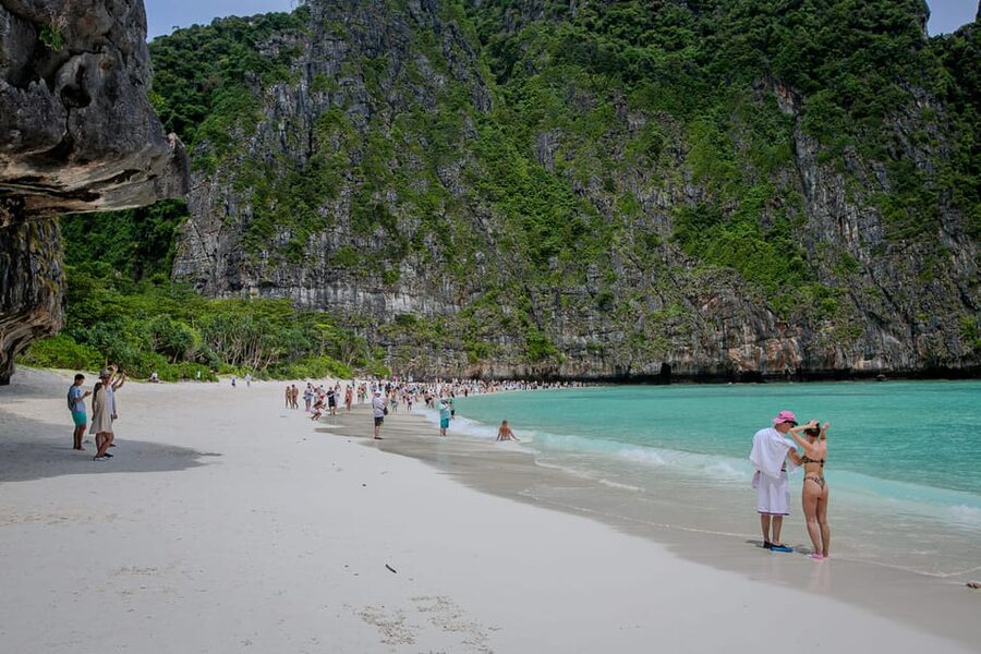 Phi Phi: 7 Island Longtail Boat Snorkeling Tour with Sunset - Bamboo Island, the day’s real beach break