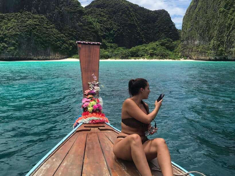 Phi Phi: 7 Islands longtail boat with Sunset and Plankton - Shark Point is exciting, but not guaranteed in the way you may expect