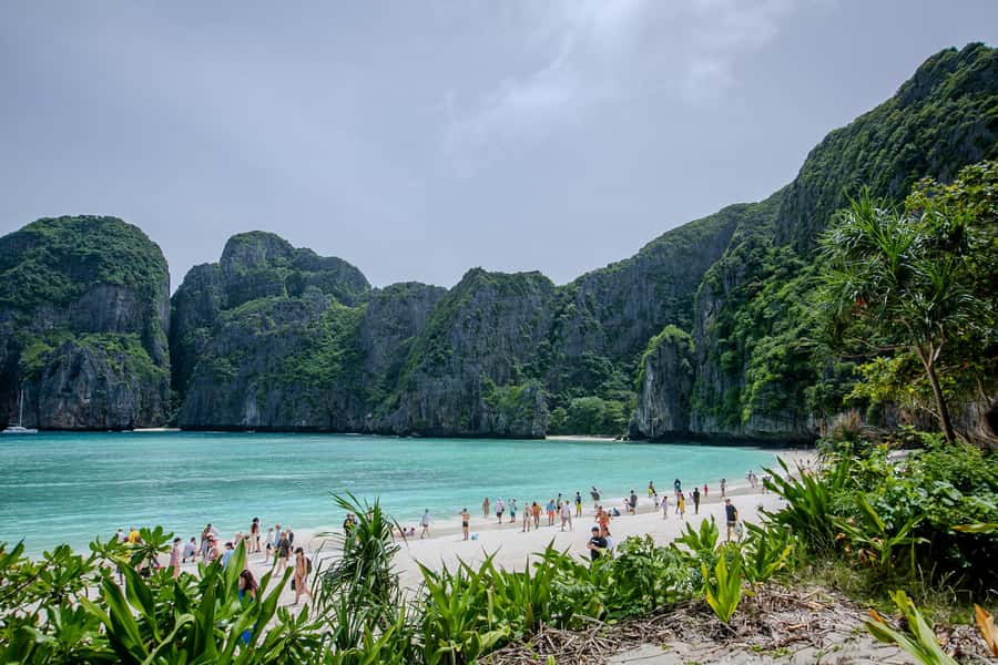 Phi Phi: 7 Islands Speed Boat Tour with Sunset and Plankton - Bamboo Island offers the most relaxed beach hour