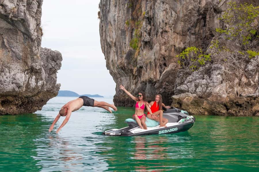 Phuket: 4 Hours Jet Ski Experience Hopping To 6 Islands - Lunch, snacks, water, and insurance