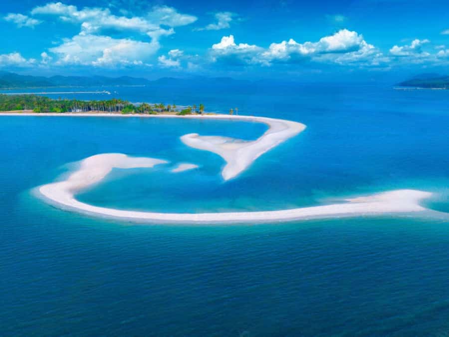 Phuket: 4 Islands Krabi Adventure & Snorkeling Day Tour - Laem Had and the sand split at Koh Yao