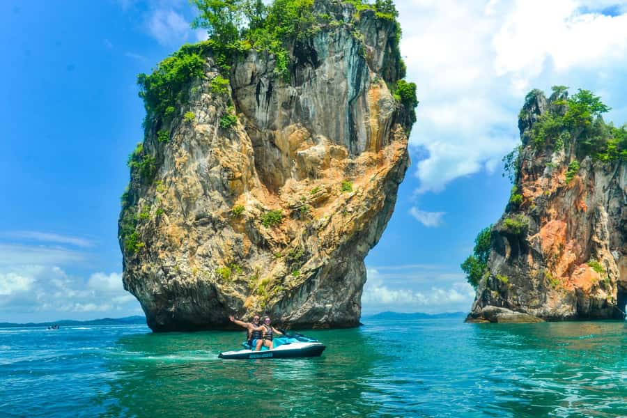 Phuket: 5 or 8-Island Jet Ski Tour with Lunch and Transfer - Mangrove River and Bat Island