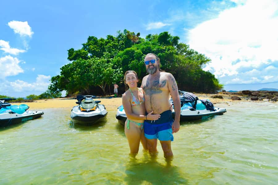 Phuket: 5 or 8-Island Jet Ski Tour with Lunch and Transfer - Monkey Island and the wildlife encounter