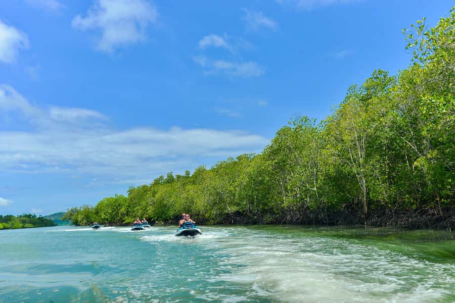 Phuket: 5 or 8-Island Jet Ski Tour with Lunch and Transfer - Lunch, bathrooms, and the less polished details
