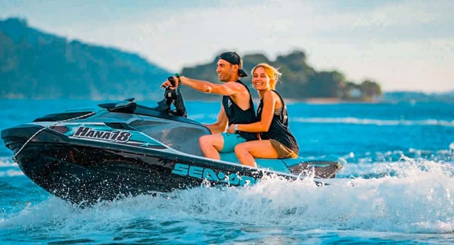Phuket: Jet Ski Tour to 6 Islands with Lunch & Transfers - LiPi, Khai Nui, Khai Nok, and Mali Island