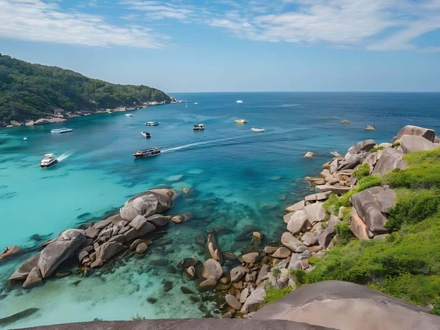 Phuket/Khao Lak: Similan Islands by Speedboat - Thap Lamu Pier: breakfast, equipment, and the safety briefing