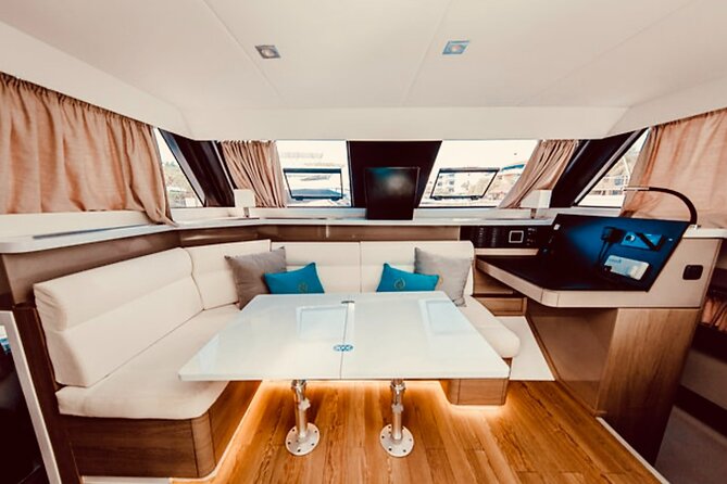PREMIUM catamaran excursion archipelago of La Maddalena - Three island stops, with beach access by tender