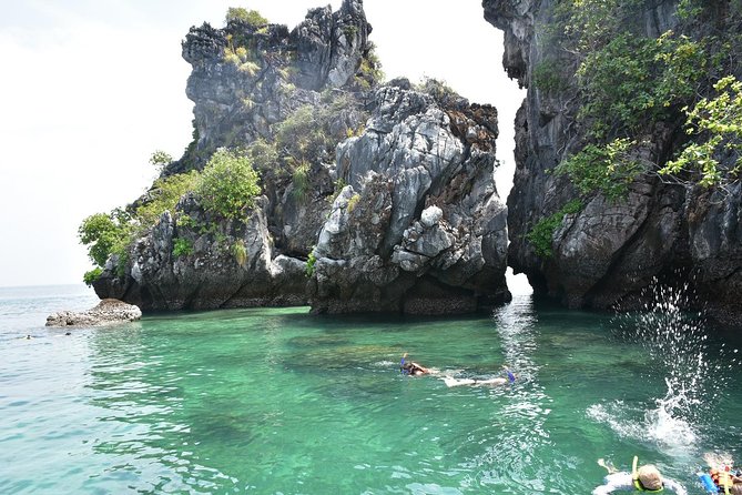 Private 4 Island Speed Boat Tour from Krabi - Chicken Island for rock views and snorkeling