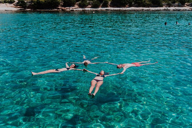Private Blue cave, Mamma Mia and Hvar, 5 islands tour from Split - Swimming at Stiniva Cove and passing Srebrena Beach