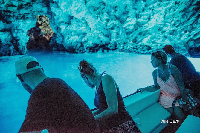 Private Blue cave, Mamma Mia and Hvar, 5 islands tour from Trogir - Vis and the Former Monk Seal Cave