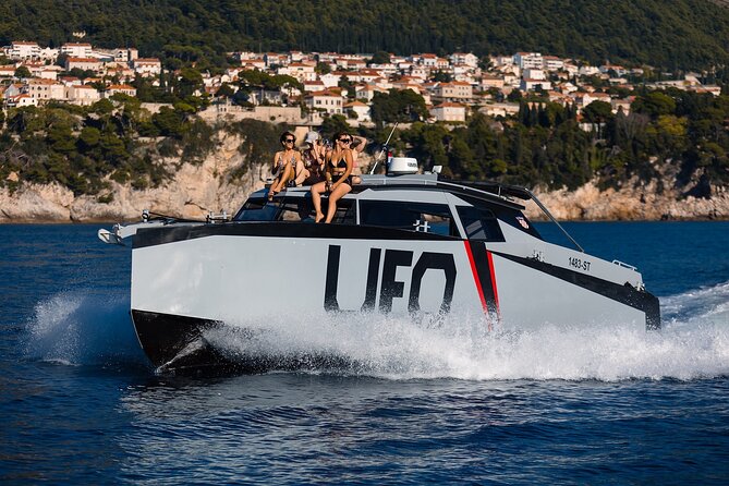Private tours to Elaphite Islands by UFO BOAT - Lopud and Šunj Beach: the sandy beach stop