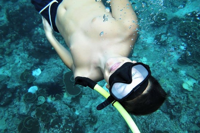 Railay and 4-Island Sunset Speedboat Cruise with Night Snorkel - The chicken-shaped island and daytime snorkeling