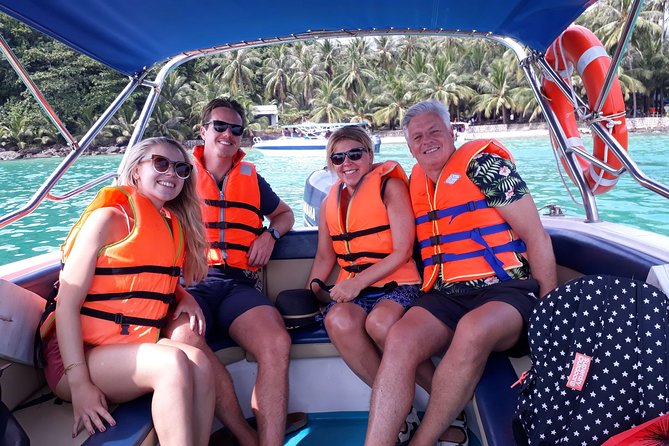 RED RIVER TOUR (Private tour): 4 ISLANDS TOUR BY SPEEDBOAT - May Rut Island, sand and slower beach time