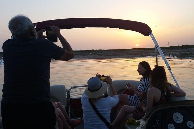 Ria Formosa Boat Sunset Islands Tour from Faro - Sunset on the return to Faro