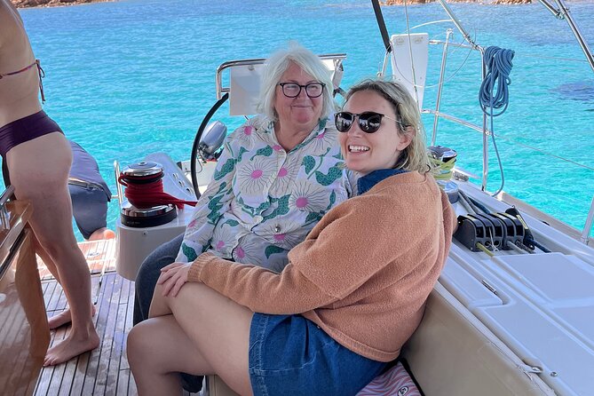 Sailing boat tour in the La Maddalena archipelago - Lunch in the Madonna port lagoons or natural pools